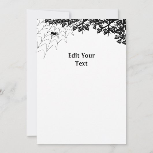 Cute Halloween Bat Save The Date (Achterkant)