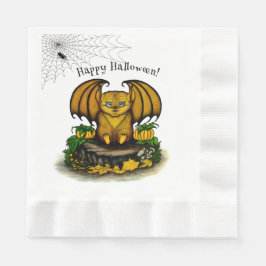 Cute Halloween Bat Servet