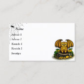 Cute Halloween Bat Visitekaartje (Voorkant)