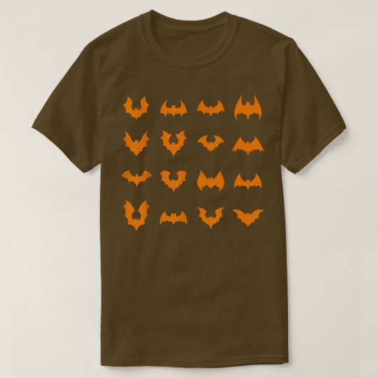 Cute Halloween Bats Costume T-shirt (Design voorkant)