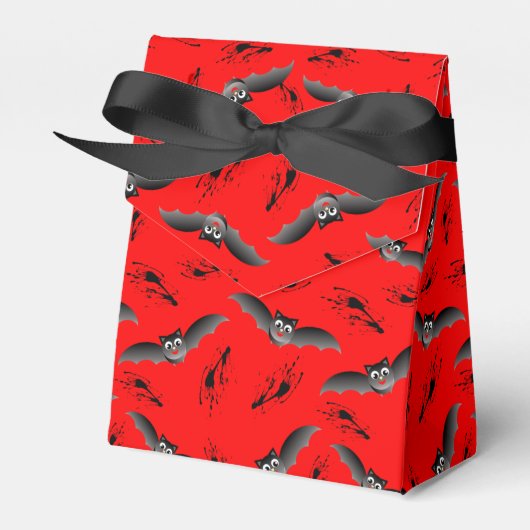 Cute Halloween Bats Favor Box Bedankdoosjes (Voorkant Zijde)