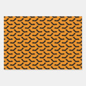 Cute Halloween Bats Pattern Inpakpapier Vel (Voorkant 2)