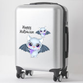 Cute Halloween Bats Sticker (Koffer)