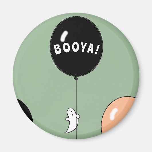 Cute Halloween Birthday Ghost Magnet (Voorkant)