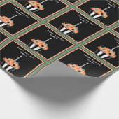 Cute Halloween Birthday Gift Cadeaupapier (Hoek)