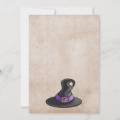 Cute Halloween Birthday Party Kaart (Achterkant)