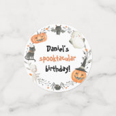 Cute Halloween Birthday Spooktacular Confetti (Kleine voorkant)