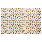 Cute Halloween Black Cat Pumpkin Stof (Fat Quarter)