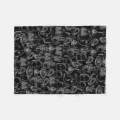 Cute Halloween Blanket Fleece Deken (Voorkant (Horizontaal))