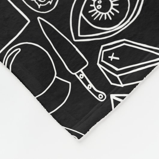 Cute Halloween Blanket Fleece Deken (Hoek)