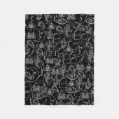Cute Halloween Blanket Fleece Deken (Voorkant)