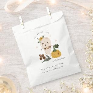 Cute Halloween Blush Ghost Little Boo Baby shower Bedankzakje