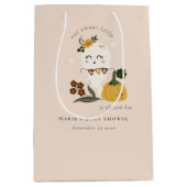 Cute Halloween Blush Ghost Little Boo Baby shower Medium Cadeauzakje (Voorkant)