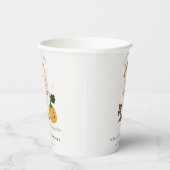 Cute Halloween Blush Ghost Little Boo Baby shower Papieren Bekers (Rechts)