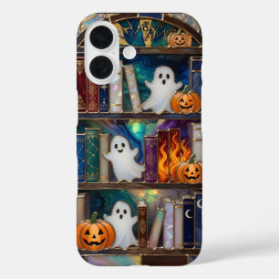 Cute Halloween Boekenplank Hoesje Geest Pompoen
