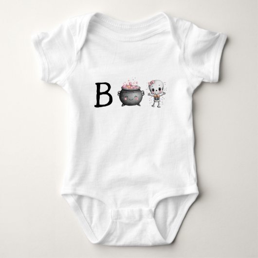Cute Halloween Boo Romper (Voorkant)