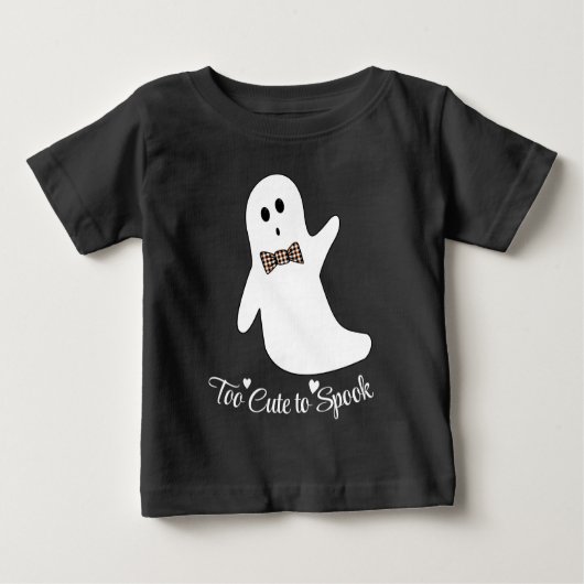 Cute Halloween Boy Ghost Baby T-Shirt (Voorkant)