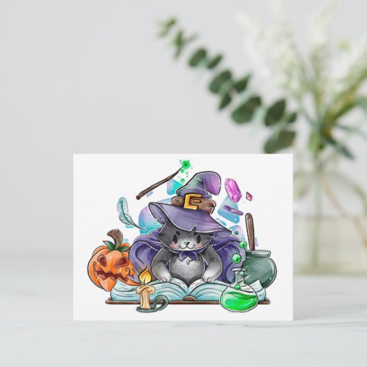 Cute Halloween Briefkaart (Staand voorkant)