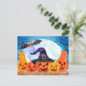 Cute Halloween Briefkaart (Staand voorkant)