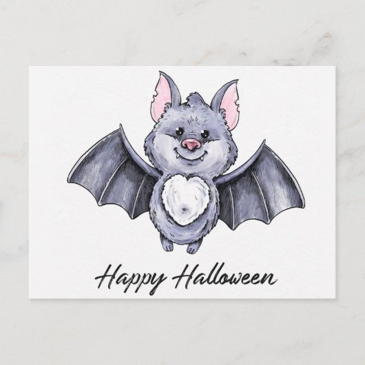 Cute Halloween Briefkaart (Voorkant)