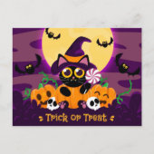 Cute Halloween Briefkaart (Voorkant)