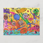 Cute Halloween Briefkaart (Voorkant)