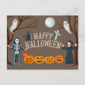 Cute Halloween Briefkaart (Voorkant)
