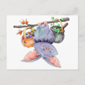 Cute Halloween Briefkaart (Voorkant)