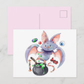 Cute Halloween Briefkaart (Voorkant / Achterkant)