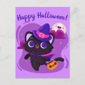 Cute Halloween Briefkaart (Voorkant)