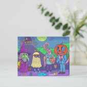 Cute Halloween Briefkaart (Staand voorkant)