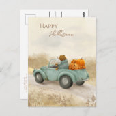 Cute Halloween Briefkaart (Voorkant / Achterkant)