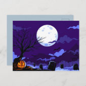 Cute Halloween Briefkaart (Voorkant / Achterkant)