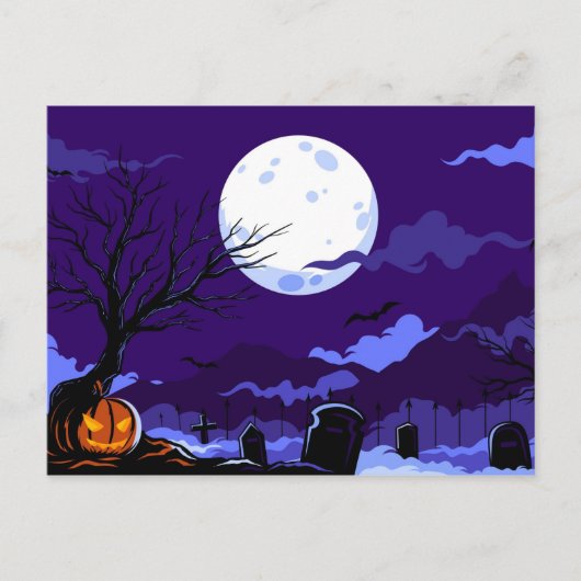 Cute Halloween Briefkaart (Voorkant)