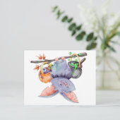 Cute Halloween Briefkaart (Staand voorkant)