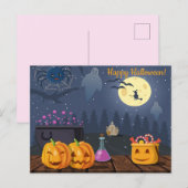 Cute Halloween Briefkaart (Voorkant / Achterkant)