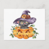 Cute Halloween Briefkaart (Voorkant)