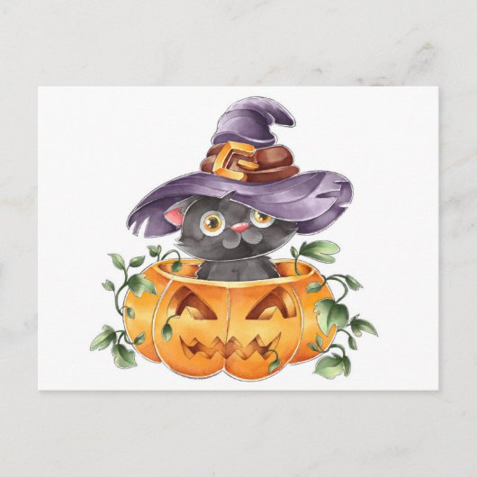 Cute Halloween Briefkaart (Voorkant)