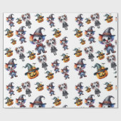 Cute Halloween Cadeaupapier (Vlak)
