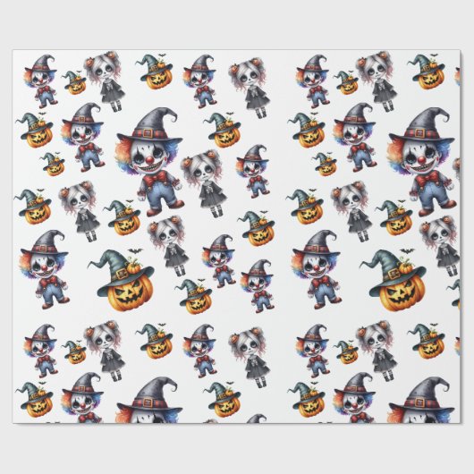 Cute Halloween Cadeaupapier (Vlak)