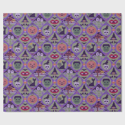 Cute Halloween Cadeaupapier (Vlak)