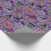 Cute Halloween Cadeaupapier (Hoek)