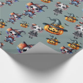Cute Halloween Cadeaupapier (Hoek)