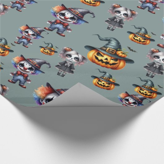 Cute Halloween Cadeaupapier (Hoek)