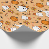 Cute Halloween Cadeaupapier (Hoek)