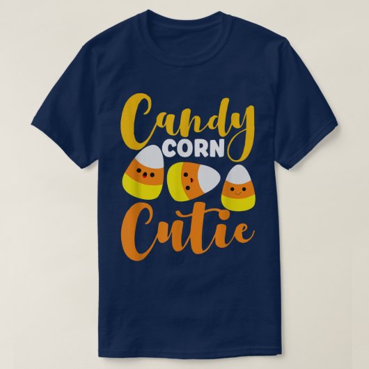 Cute Halloween Candy Corn Costume Candy Corn Cutie T-shirt (Design voorkant)