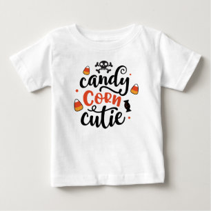 Cute Halloween Candy Corn Cutie Kinder Name Baby T