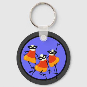 CUTE HALLOWEEN CANDY CORN SLEUTELHANGER