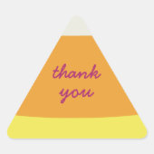 Cute Halloween Candy Corn Sticker (Voorkant)