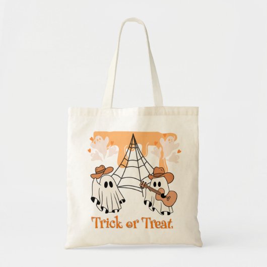 Cute Halloween Canvas tas (Voorkant)